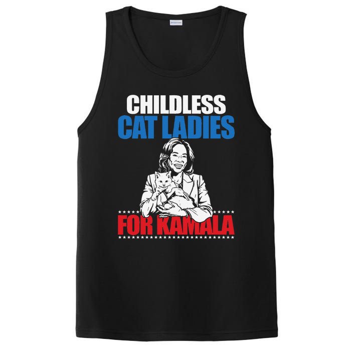 Childless Cat Ladies For Kamala PosiCharge Competitor Tank