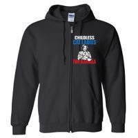 Childless Cat Ladies For Kamala Full Zip Hoodie