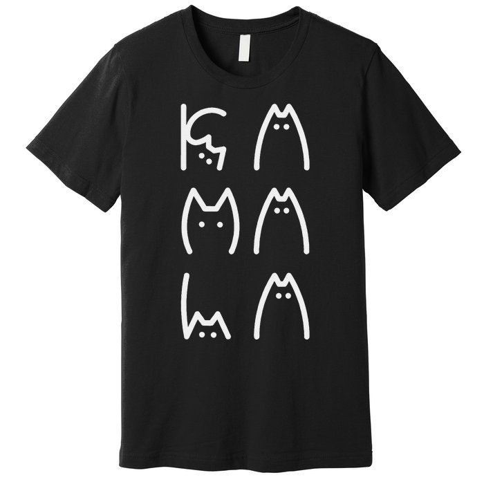 Childless Cat Ladies For Kamala Election 2024 Cat Lady Premium T-Shirt