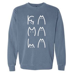 Childless Cat Ladies For Kamala Election 2024 Cat Lady Garment-Dyed Sweatshirt