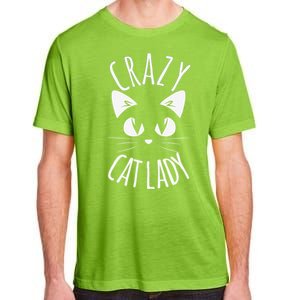 CRAZY CAT LADY Funny Fur Mom Mothers Day Christmas Birthday Adult ChromaSoft Performance T-Shirt