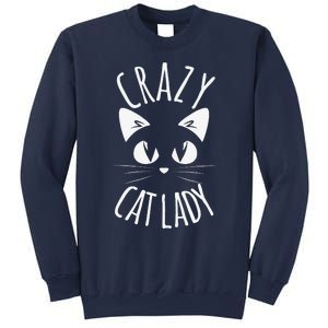 CRAZY CAT LADY Funny Fur Mom Mothers Day Christmas Birthday Sweatshirt