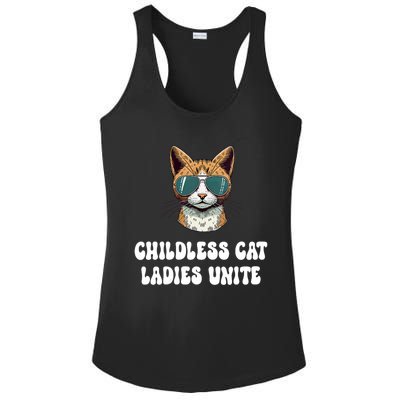 Childless Cat Ladies Unite Funny Cute Ladies PosiCharge Competitor Racerback Tank