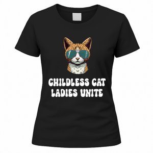 Childless Cat Ladies Unite Funny Cute Women's T-Shirt