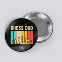 Cool Chess Lover Art For Dad Men Father Novelty Chess Player Button