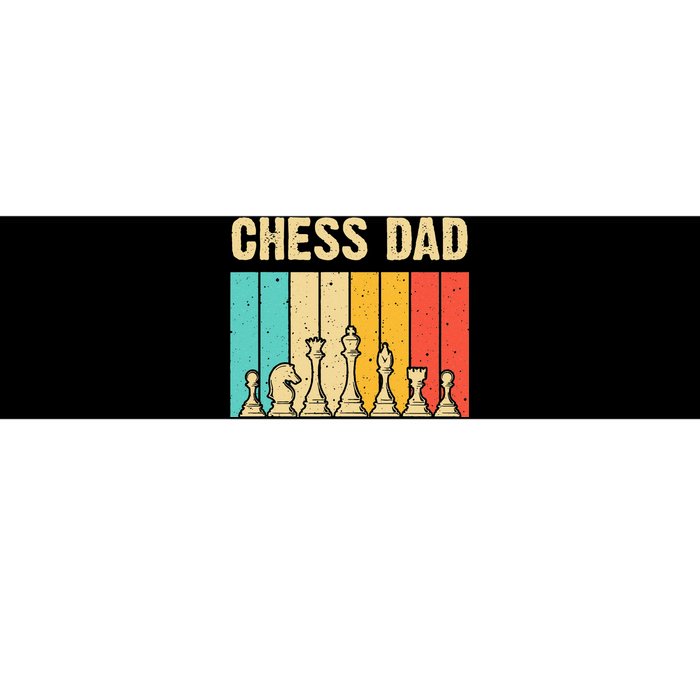 Cool Chess Lover Art For Dad Men Father Novelty Chess Player Bumper Sticker