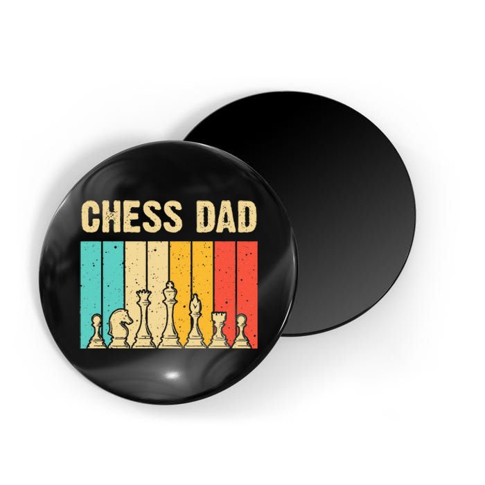 Cool Chess Lover Art For Dad Men Father Novelty Chess Player Magnet