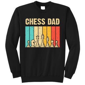 Cool Chess Lover Art For Dad Men Father Novelty Chess Player Tall Sweatshirt