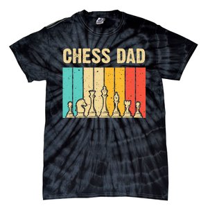 Cool Chess Lover Art For Dad Men Father Novelty Chess Player Tie-Dye T-Shirt