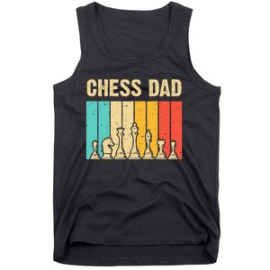 Cool Chess Lover Art For Dad Men Father Novelty Chess Player Tank Top