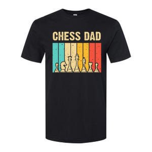 Cool Chess Lover Art For Dad Men Father Novelty Chess Player Softstyle CVC T-Shirt