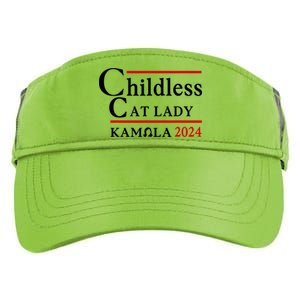 Childless Cat Lady 2024 Kamala Adult Drive Performance Visor