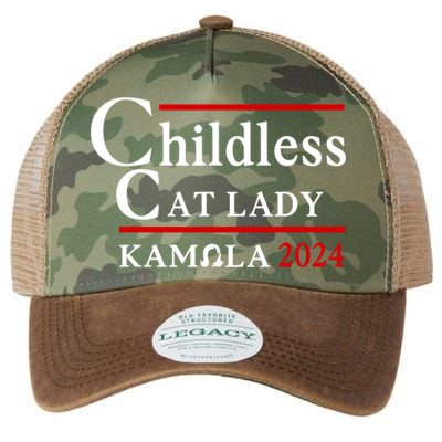 Childless Cat Lady 2024 Kamala Legacy Tie Dye Trucker Hat