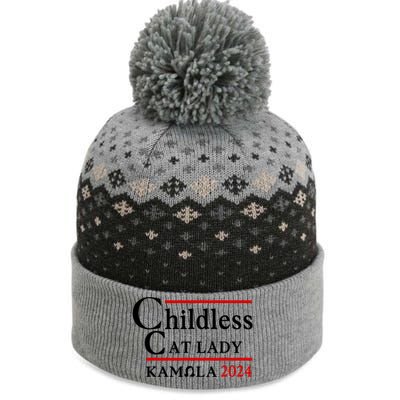 Childless Cat Lady 2024 Kamala The Baniff Cuffed Pom Beanie