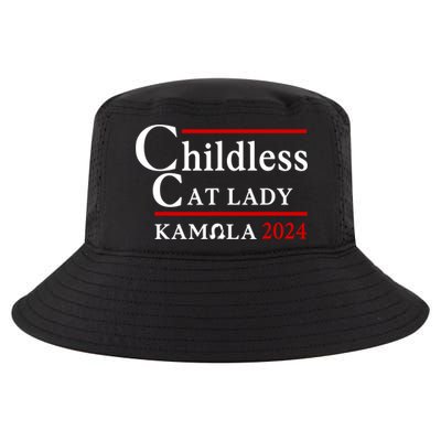 Childless Cat Lady 2024 Kamala Cool Comfort Performance Bucket Hat