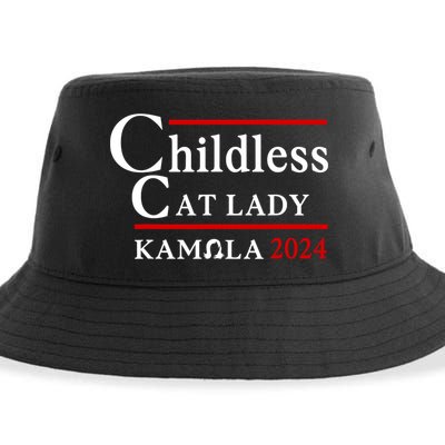 Childless Cat Lady 2024 Kamala Sustainable Bucket Hat