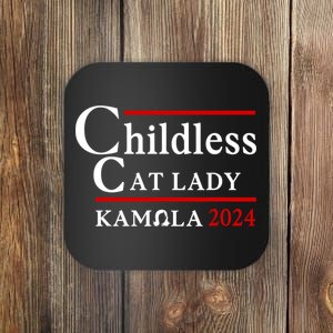 Childless Cat Lady 2024 Kamala Coaster