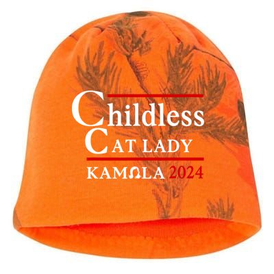 Childless Cat Lady 2024 Kamala Kati - Camo Knit Beanie