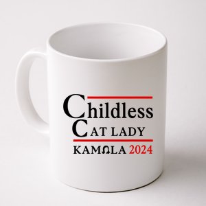 Childless Cat Lady 2024 Kamala Coffee Mug