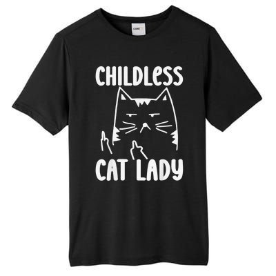 Childless Cat Lady 2024 Funny Political Elections Democrat Kamala Harris 2024 Tall Fusion ChromaSoft Performance T-Shirt