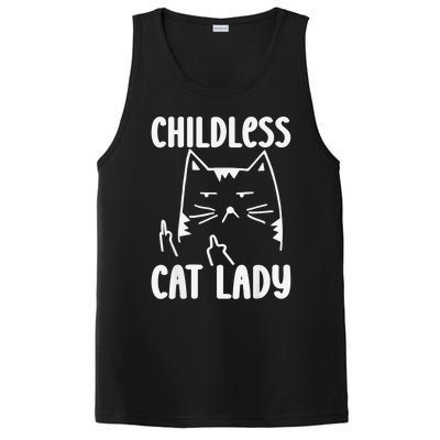 Childless Cat Lady 2024 Funny Political Elections Democrat Kamala Harris 2024 PosiCharge Competitor Tank