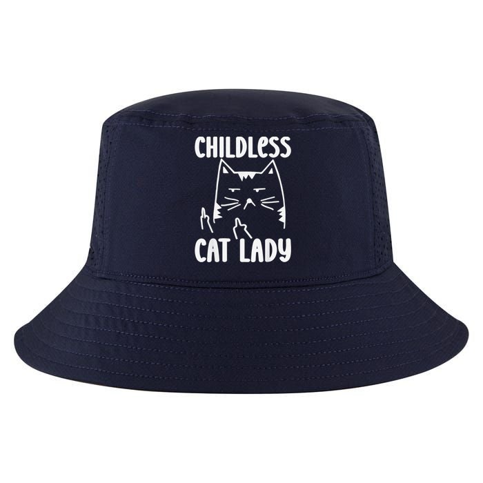 Childless Cat Lady 2024 Funny Political Elections Democrat Kamala Harris 2024 Cool Comfort Performance Bucket Hat