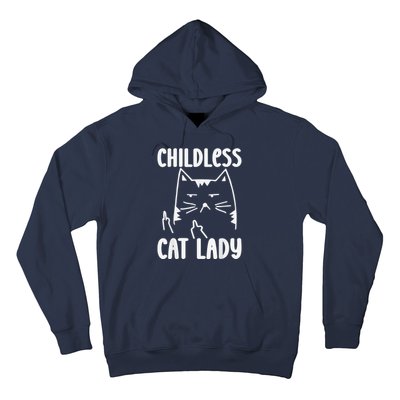 Childless Cat Lady 2024 Funny Political Elections Democrat Kamala Harris 2024 Hoodie