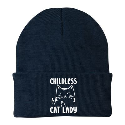 Childless Cat Lady 2024 Funny Political Elections Democrat Kamala Harris 2024 Knit Cap Winter Beanie