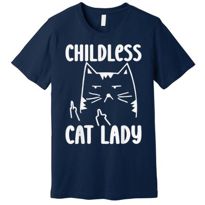 Childless Cat Lady 2024 Funny Political Elections Democrat Kamala Harris 2024 Premium T-Shirt