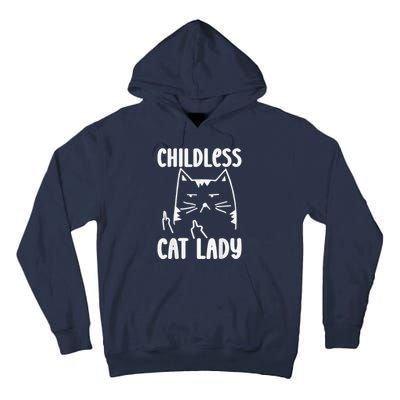 Childless Cat Lady 2024 Funny Political Elections Democrat Kamala Harris 2024 Tall Hoodie