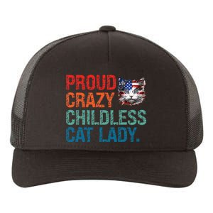 Childless Cat Ladies Vote Blue In November Democrats Liberal Yupoong Adult 5-Panel Trucker Hat