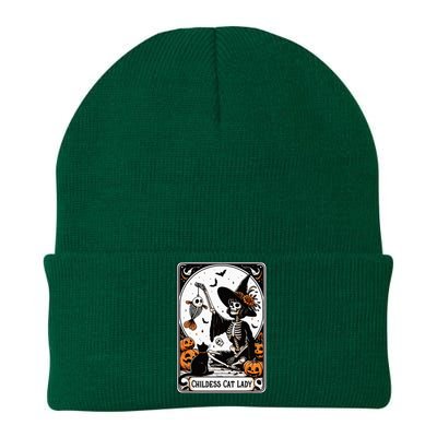 Childless Cat Lady Tarot Card Knit Cap Winter Beanie