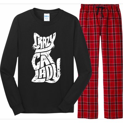 Crazy Cat Lady Long Sleeve Pajama Set