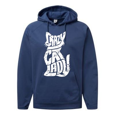 Crazy Cat Lady Performance Fleece Hoodie