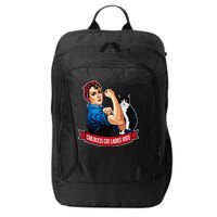 Childless Cat Ladies Vote Rosie The Riveter City Backpack
