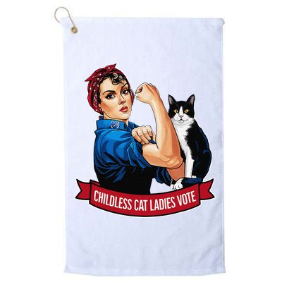 Childless Cat Ladies Vote Rosie The Riveter Golf Towel