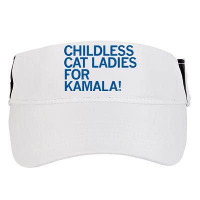 Childless Cat Ladies For Kamala Adult Drive Performance Visor