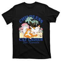 Childless Cat Ladies Vote Rosie The Riveter Kamala Summer T-Shirt