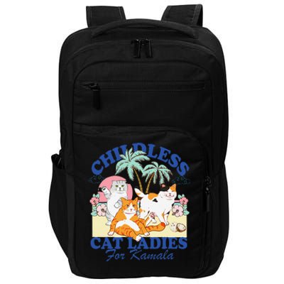 Childless Cat Ladies Vote Rosie The Riveter Kamala Summer Impact Tech Backpack