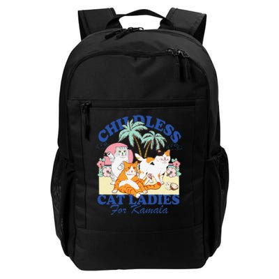 Childless Cat Ladies Vote Rosie The Riveter Kamala Summer Daily Commute Backpack