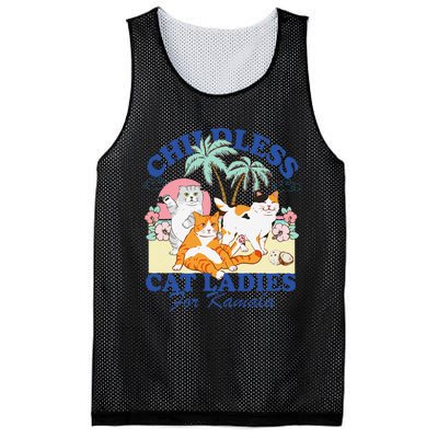 Childless Cat Ladies Vote Rosie The Riveter Kamala Summer Mesh Reversible Basketball Jersey Tank