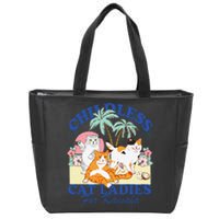 Childless Cat Ladies Vote Rosie The Riveter Kamala Summer Zip Tote Bag