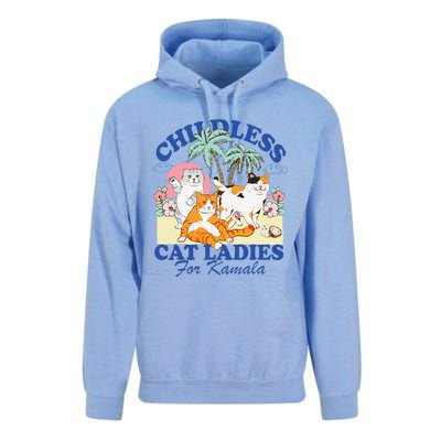 Childless Cat Ladies Vote Rosie The Riveter Kamala Summer Unisex Surf Hoodie