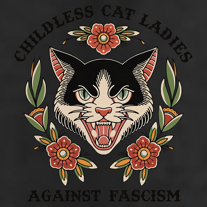 Childless Cat Ladies Against Fascism 25L Jumbo Tote
