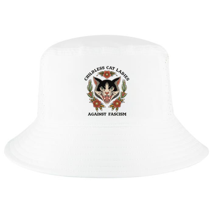 Childless Cat Ladies Against Fascism Cool Comfort Performance Bucket Hat