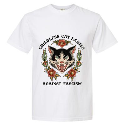 Childless Cat Ladies Against Fascism Garment-Dyed Heavyweight T-Shirt