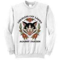 Childless Cat Ladies Against Fascism Sweatshirt