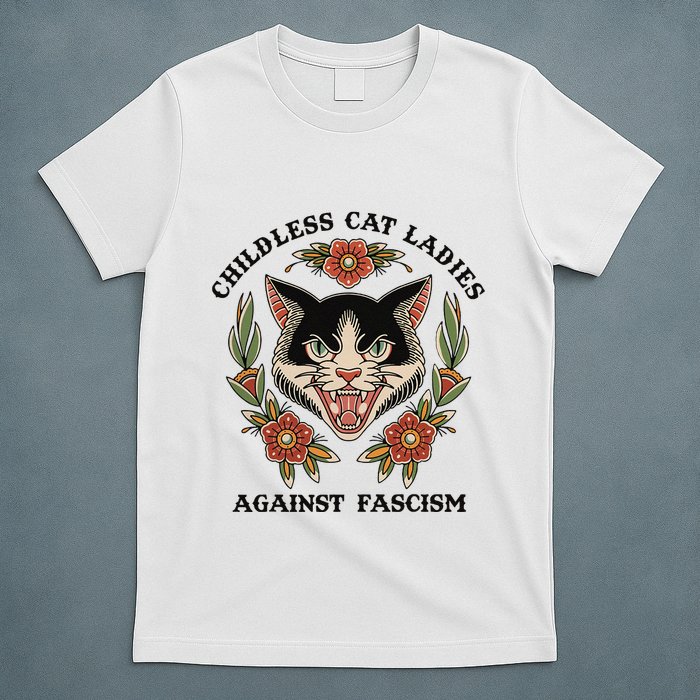 Childless Cat Ladies Against Fascism T-Shirt