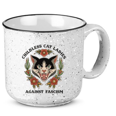 Childless Cat Ladies Against Fascism 15oz Campfire Ceramic Mug