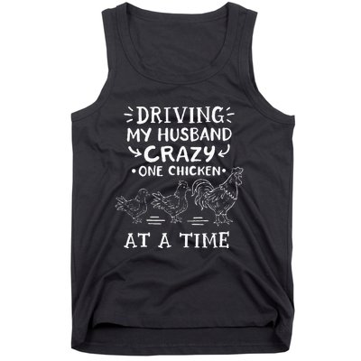 Crazy Chicken Lady Funny Chicken Tank Top